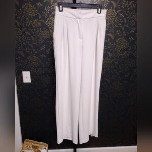 House of Harlow White Wide Leg Pants Pockets